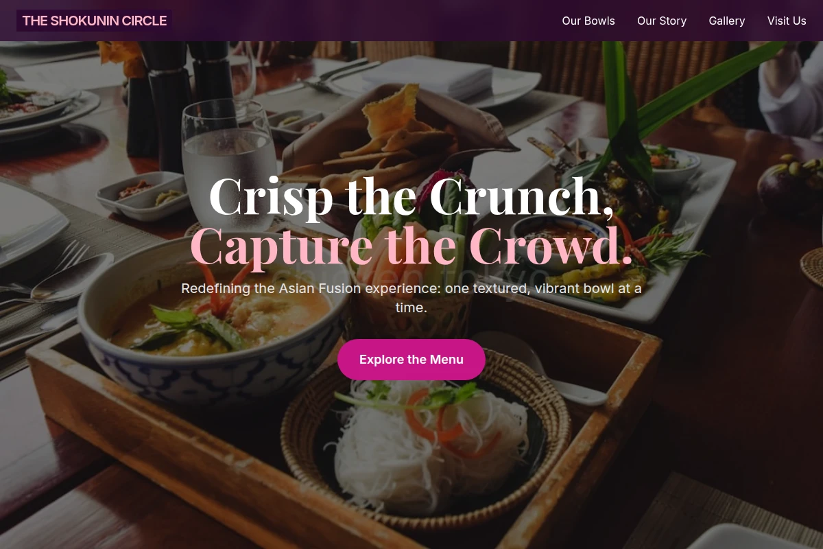 Bowl Asian Fusion Food
