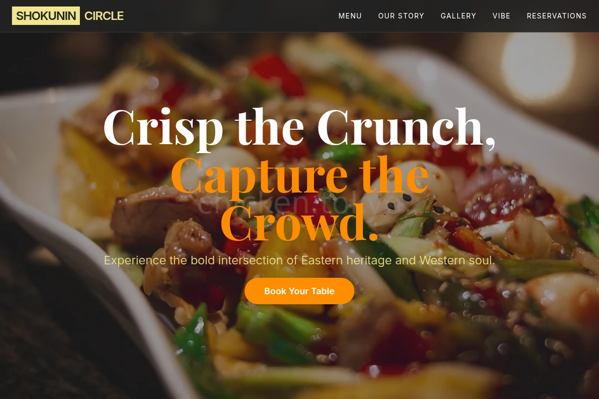 Market Asian Fusion Food