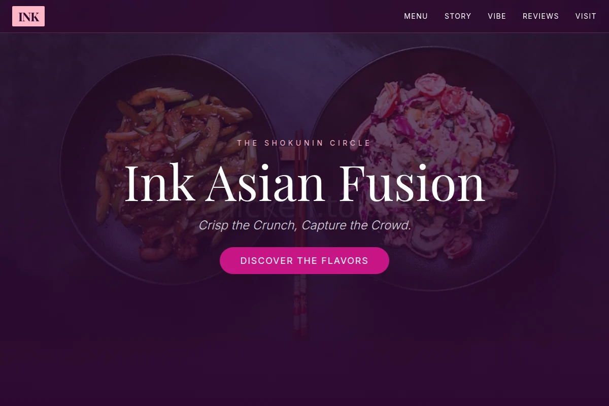 Ink Asian Fusion Food