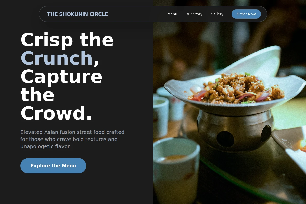 Street Asian Fusion Food
