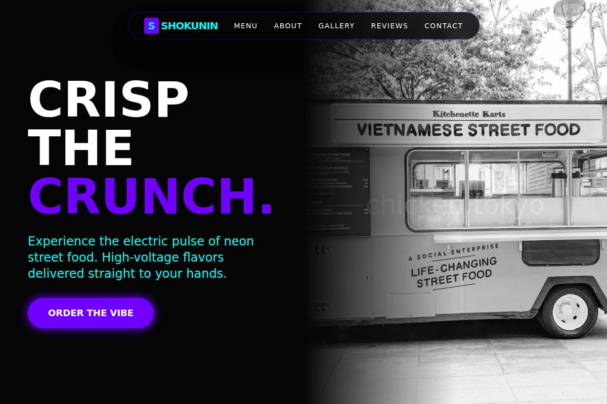 Neon Food Truck