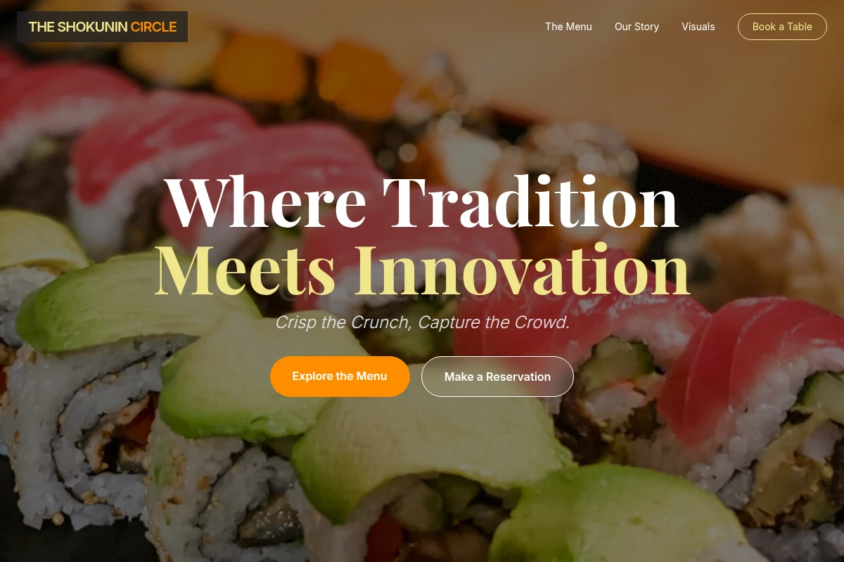 Fusion Japanese Food