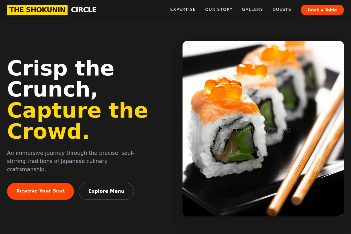 Paper Japanese Food