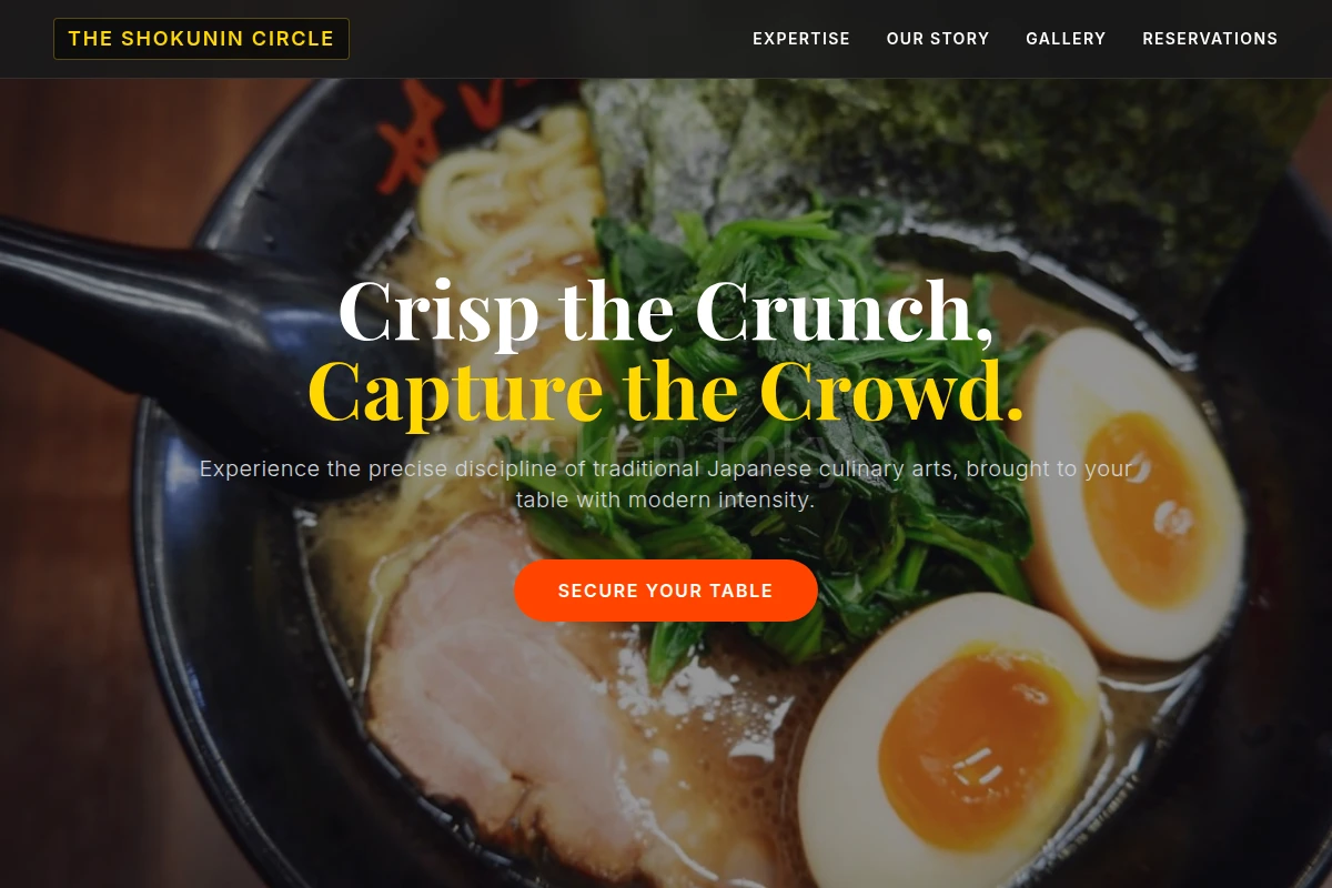Taste Japanese Food