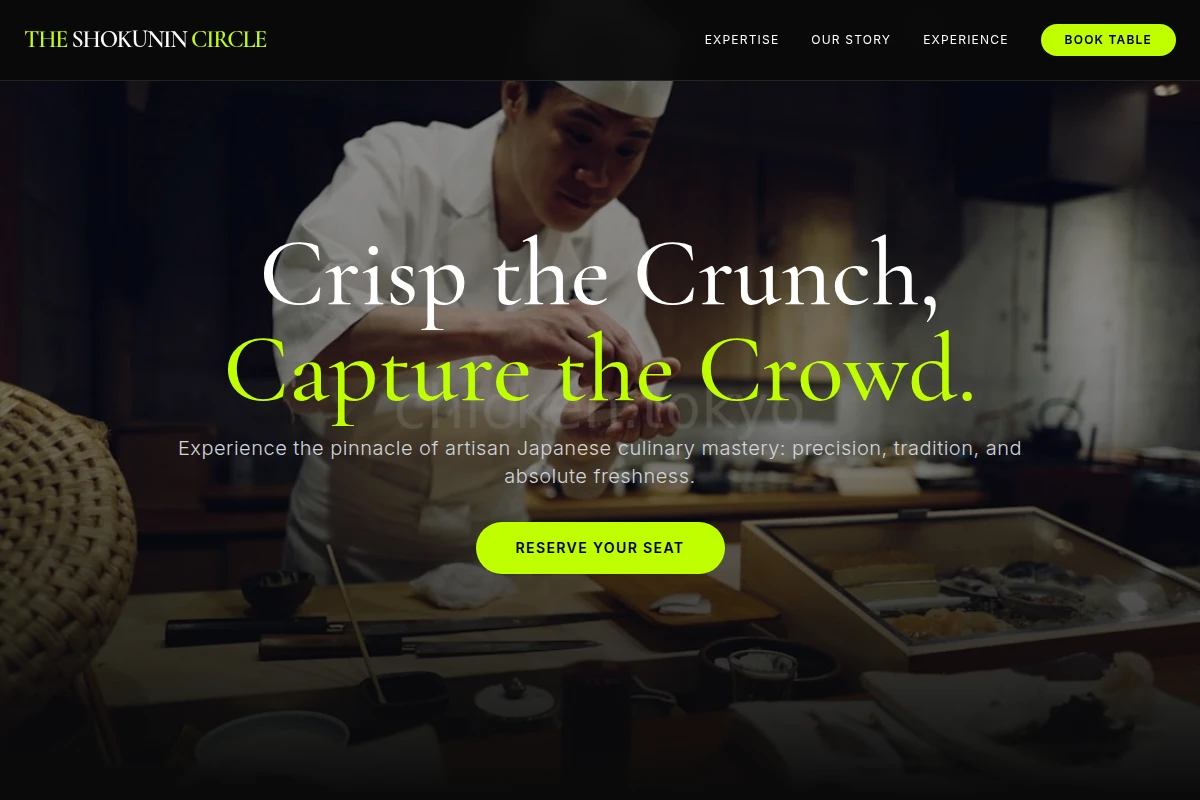 Artisan Japanese Food