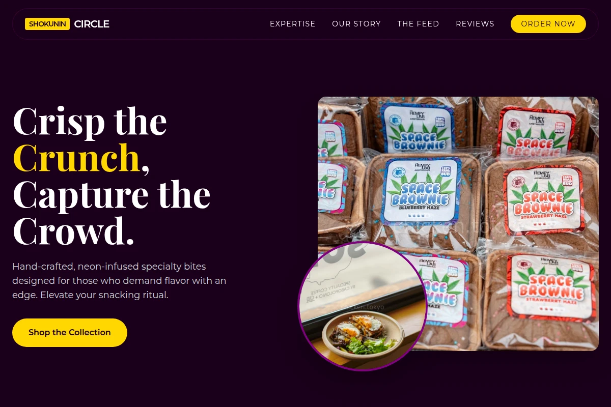 Neon Specialty Food